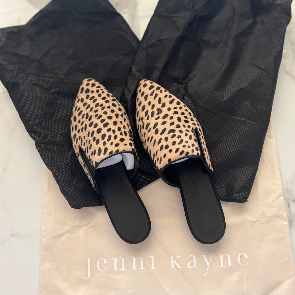 Jenni Kayne Leopard Print Mules